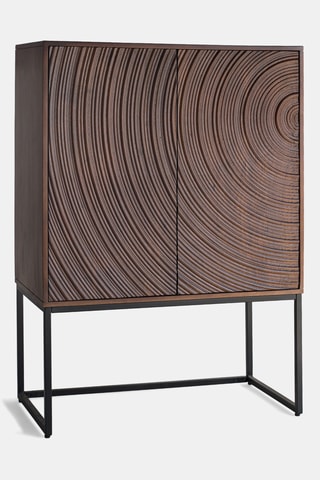 Buffet 2 portes en manguier - 120 x 85 x 45 cm