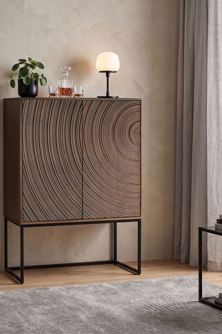 Buffet 2 portes en manguier - 120 x 85 x 45 cm