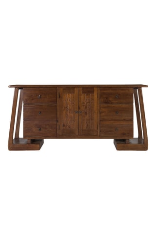 Buffet 2 portes en teck - 180 x 84 x 40 cm