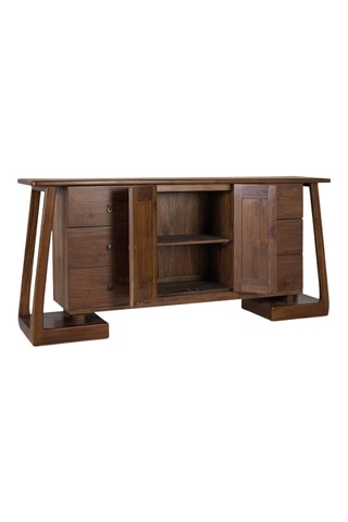 Buffet 2 portes en teck - 180 x 84 x 40 cm