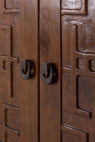 Buffet 2 portes en teck - 180 x 84 x 40 cm