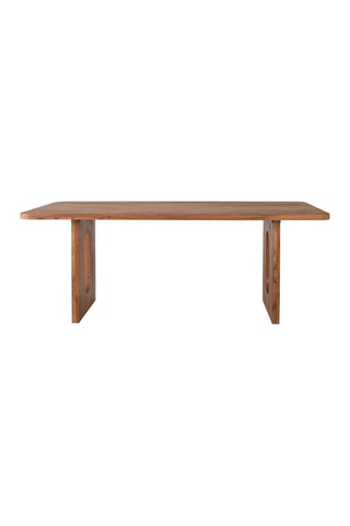 Table à manger en acacia - 76 x 200 x 200 cm