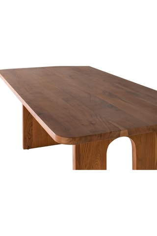 Table à manger en acacia - 76 x 200 x 200 cm