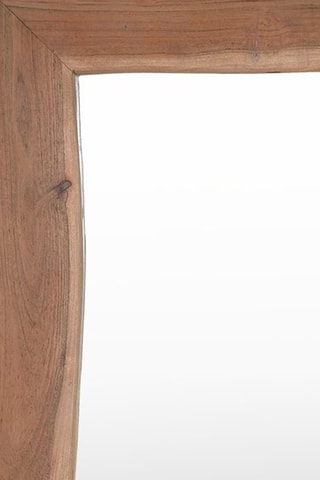 Miroir - Naturel - En bois d'acacia - 115 x 65 x 2,5 cm