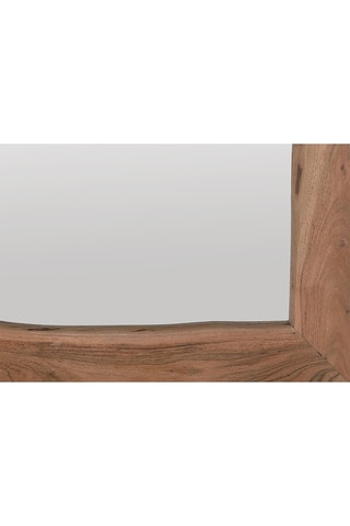 Miroir - Naturel - En bois d'acacia - 115 x 65 x 2,5 cm