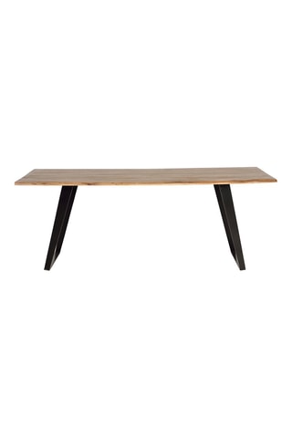 Table à manger en acacia - 205 x 76 x 100 cm