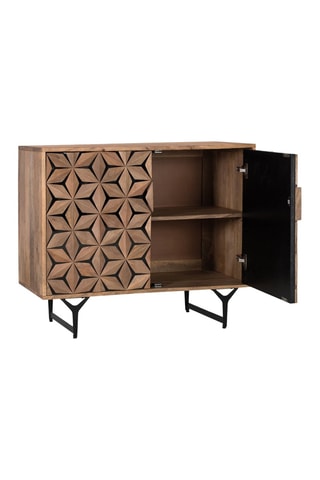 Buffet 9 tiroirs en manguier - 61 x 70 x 30 cm