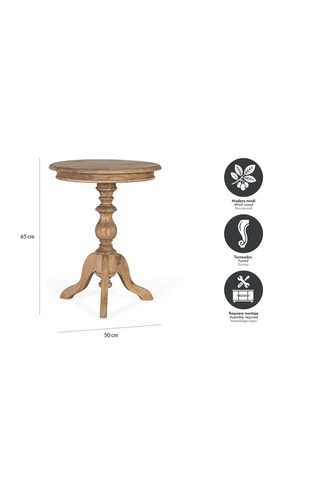 Table d'appoint en bois - 50 x 65 x 50 cm