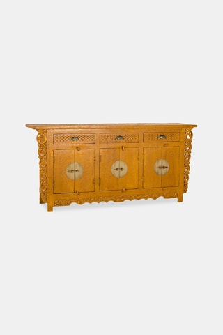 Buffet 6 portes en manguier - 180 x 84 x 40 cm