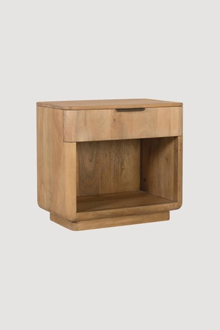 Table de chevet en manguier - 66 x 60 x 40 cm