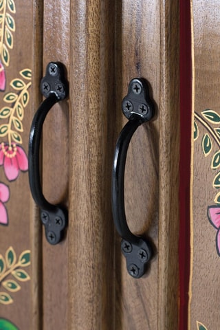Armoire 2 portes en manguier - 83 x 160 x 40 cm