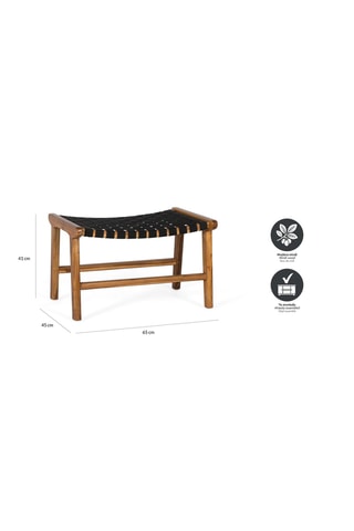 Banc en bois - 65 x 41 x 45 cm