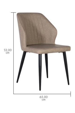 2 chaises - 57 x 88 x 56cm