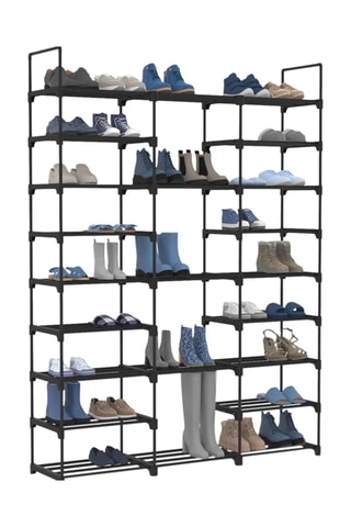 Zapatero mural modulable - 127 x 157 x 31 cm