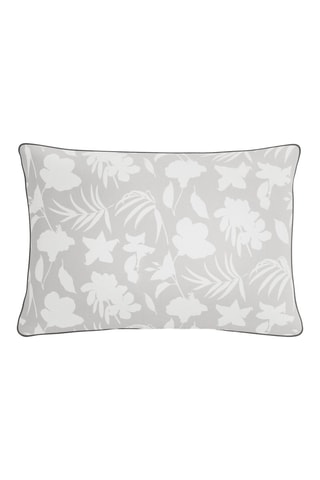 Federa in percalle di cotone Brandi- Grigio- 50 x 70 cm