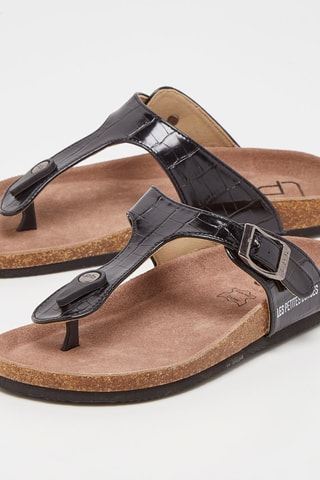 Teenslippers Zwart