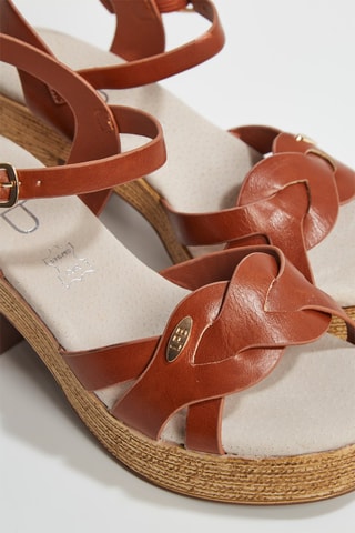 Sandalen met Hak Louanne - Camel