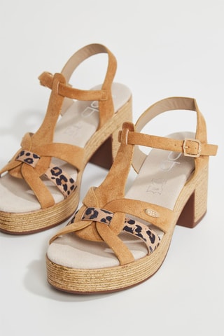 Sandalen met Hak Lilou - Camel