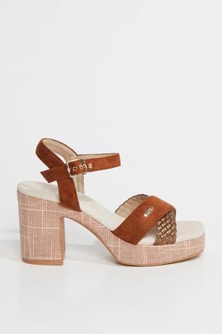 Sandalen met Hak Lisabete - Camel