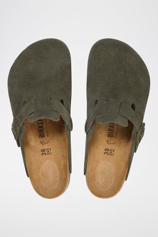 Chaussons en velours - Vert