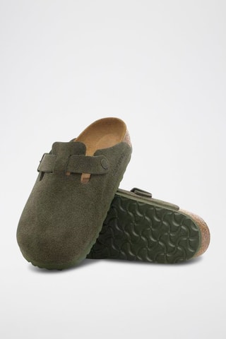 Chaussons en velours - Vert