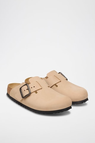Chaussons en cuir - Beige