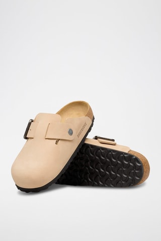 Chaussons en cuir - Beige