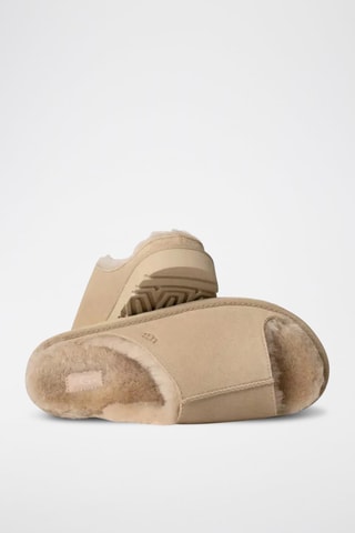 Mules fourrées Greenport en cuir de mouton - Sable