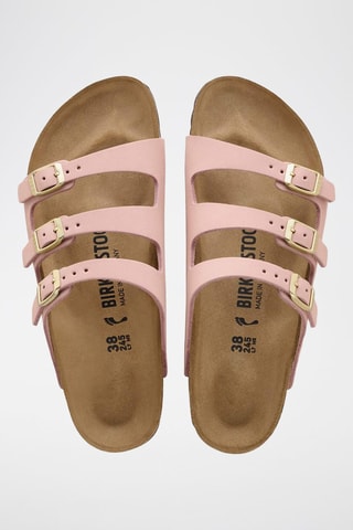 Mules en cuir - Rose