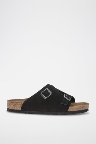 Mules en velours - Noir