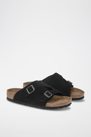 Mules en velours - Noir