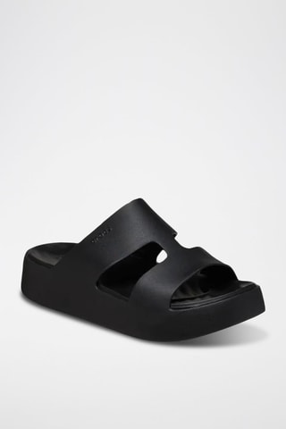 Mules plateformes Getaway - Noir