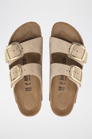 Mules en cuir nubuck - Beige