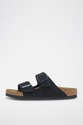 Mules en nubuck Arizona - Noir