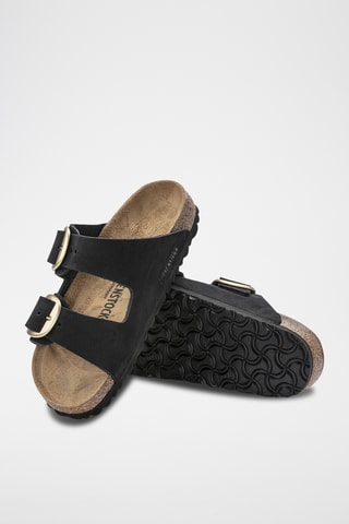 Mules en cuir Arizona - Noir