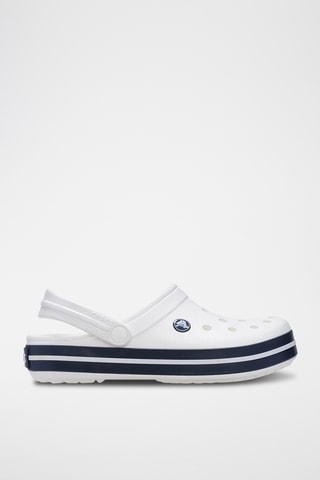 Sabots plateformes Crocband - Blanc