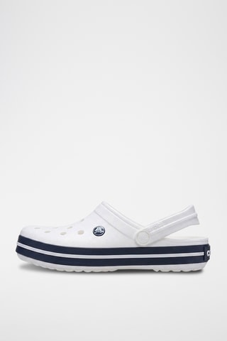 Sabots plateformes Crocband - Blanc