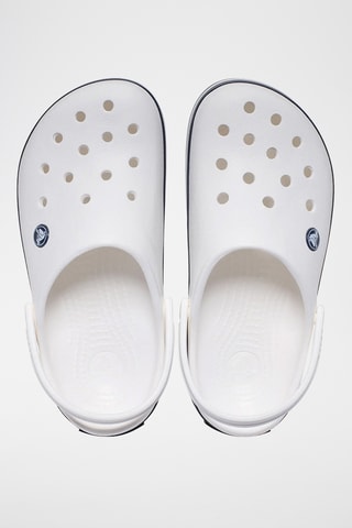 Sabots plateformes Crocband - Blanc