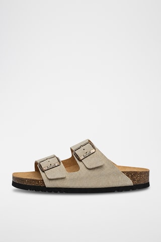 Mules en nubuck Joséphine - Beige