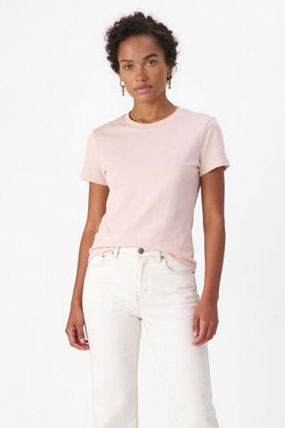 T-shirt en coton biologique Apex - Rose