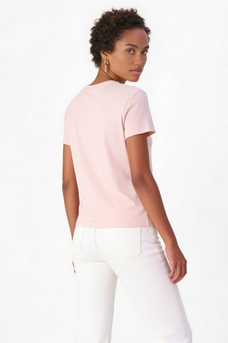 T-shirt en coton biologique Apex - Rose