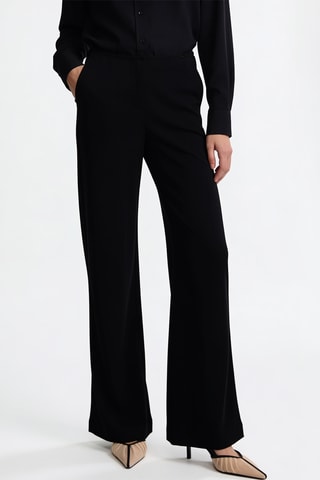 Pantalon taille haute - Noir
