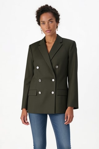 Veste en laine - Vert foncé