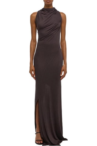 Robe longue Wind - Marron foncé