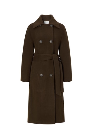 Manteau en laine - Marron