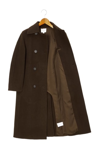 Manteau en laine - Marron