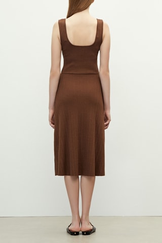 Robe patineuse - Marron