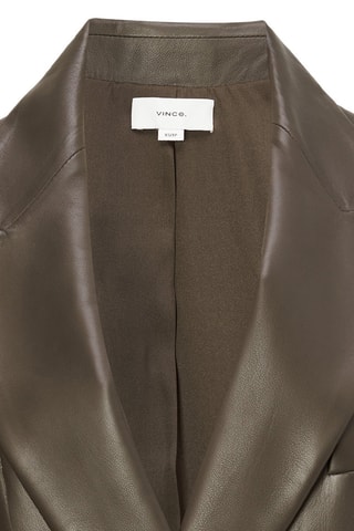Veste en cuir d’agneau - Marron
