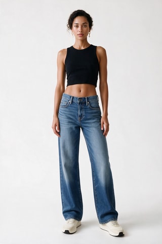 Jean wide legs - Bleu marine