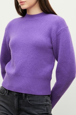 Pull en laine et cachemire - Violet
